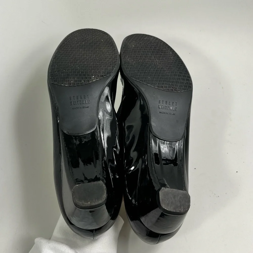 Stuart Weitzman Patent Leather Wedge Shoes - Picture 11 of 12